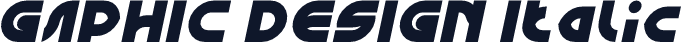 GAPHIC DESIGN Italic