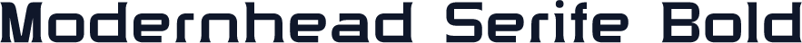 Modernhead Serife Bold