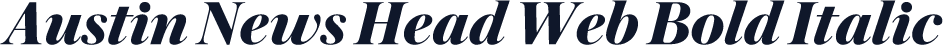 Austin News Head Web Bold Italic
