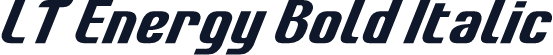 LT Energy Bold Italic