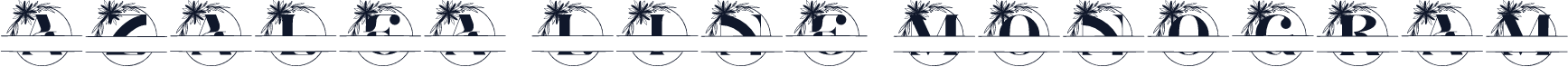 Azalea Line Monogram
