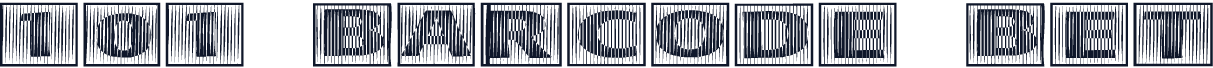 101! BarCode 'Bet