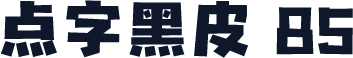 点字黑皮 85