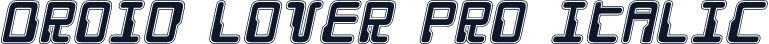 Droid Lover Pro Italic