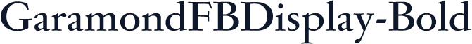 GaramondFBDisplay-Bold