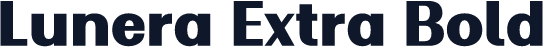 Lunera Extra Bold