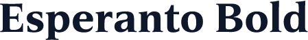 Esperanto Bold