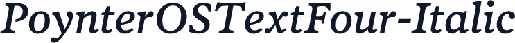 PoynterOSTextFour-Italic
