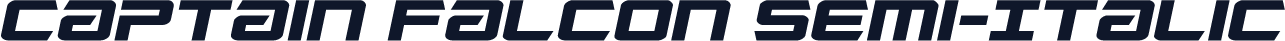Captain Falcon Semi-Italic