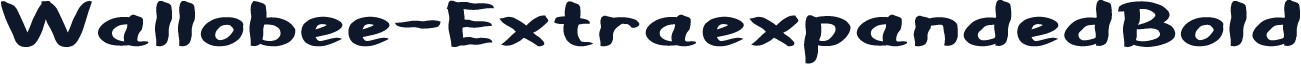 Wallobee-ExtraexpandedBold