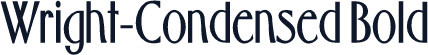 Wright-Condensed Bold