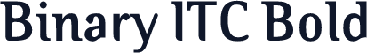 Binary ITC Bold