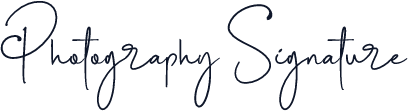 Photography Signature