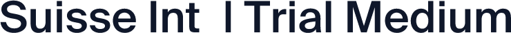 Suisse Int'l Trial Medium