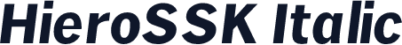HieroSSK Italic