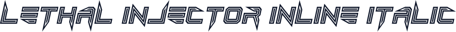 Lethal Injector Inline Italic