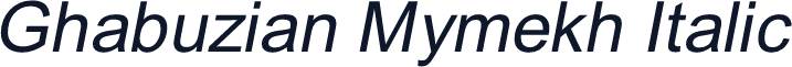 Ghabuzian Mymekh Italic