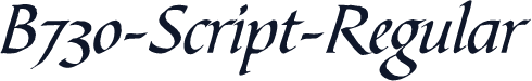 B730-Script-Regular