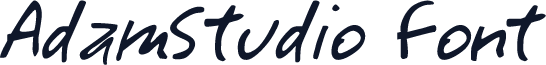 Adamstudio Font