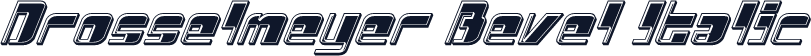 Drosselmeyer Bevel Italic