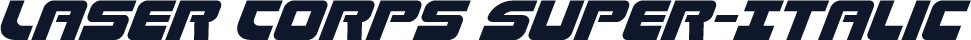 Laser Corps Super-Italic
