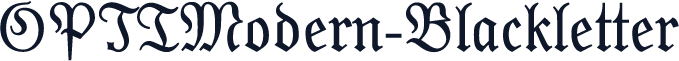 OPTIModern-Blackletter