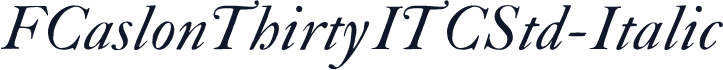 FCaslonThirtyITCStd-Italic