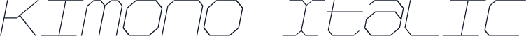 Kimono Italic