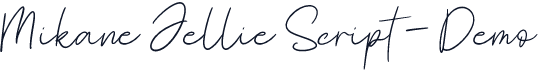 Mikane Jellie Script - Demo