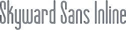 Skyward Sans Inline