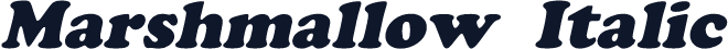 Marshmallow  Italic