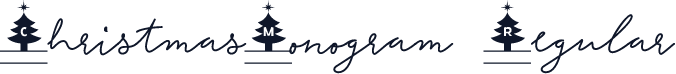 ChristmasMonogram-Regular