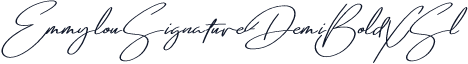 EmmylouSignature-DemiBoldXSl