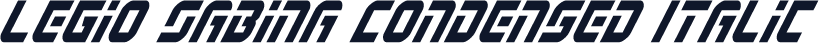 Legio Sabina Condensed Italic