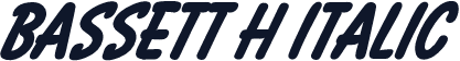 Bassett H Italic