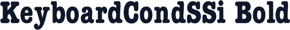 KeyboardCondSSi Bold