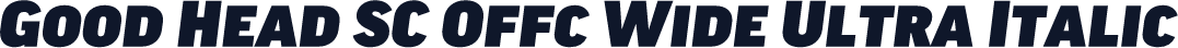 Good Head SC Offc Wide Ultra Italic