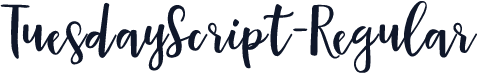 TuesdayScript-Regular
