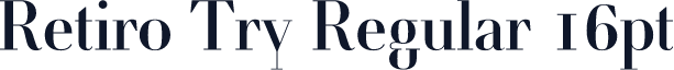 Retiro Try Regular 16pt