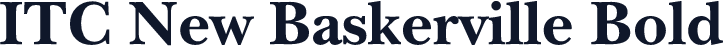 ITC New Baskerville Bold