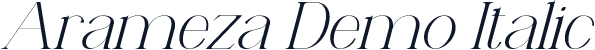 Arameza Demo Italic