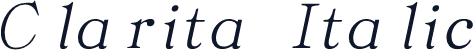 Clarita Italic