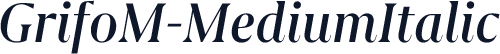 GrifoM-MediumItalic