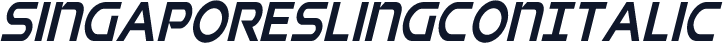 SingaporeSlingConItalic
