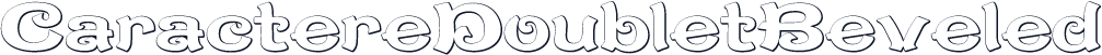 CaractereDoubletBeveled