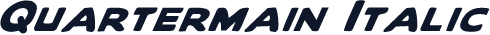 Quartermain Italic