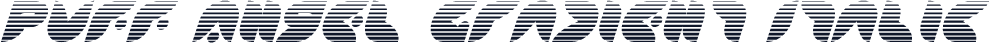 Puff Angel Gradient Italic