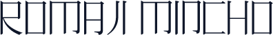 Romaji Mincho
