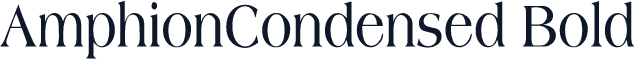 AmphionCondensed Bold