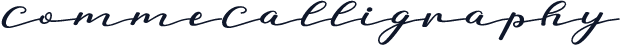 CommeCalligraphy